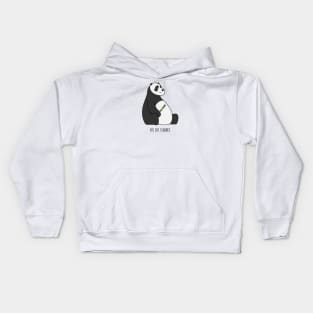 Big Day Panda Kids Hoodie